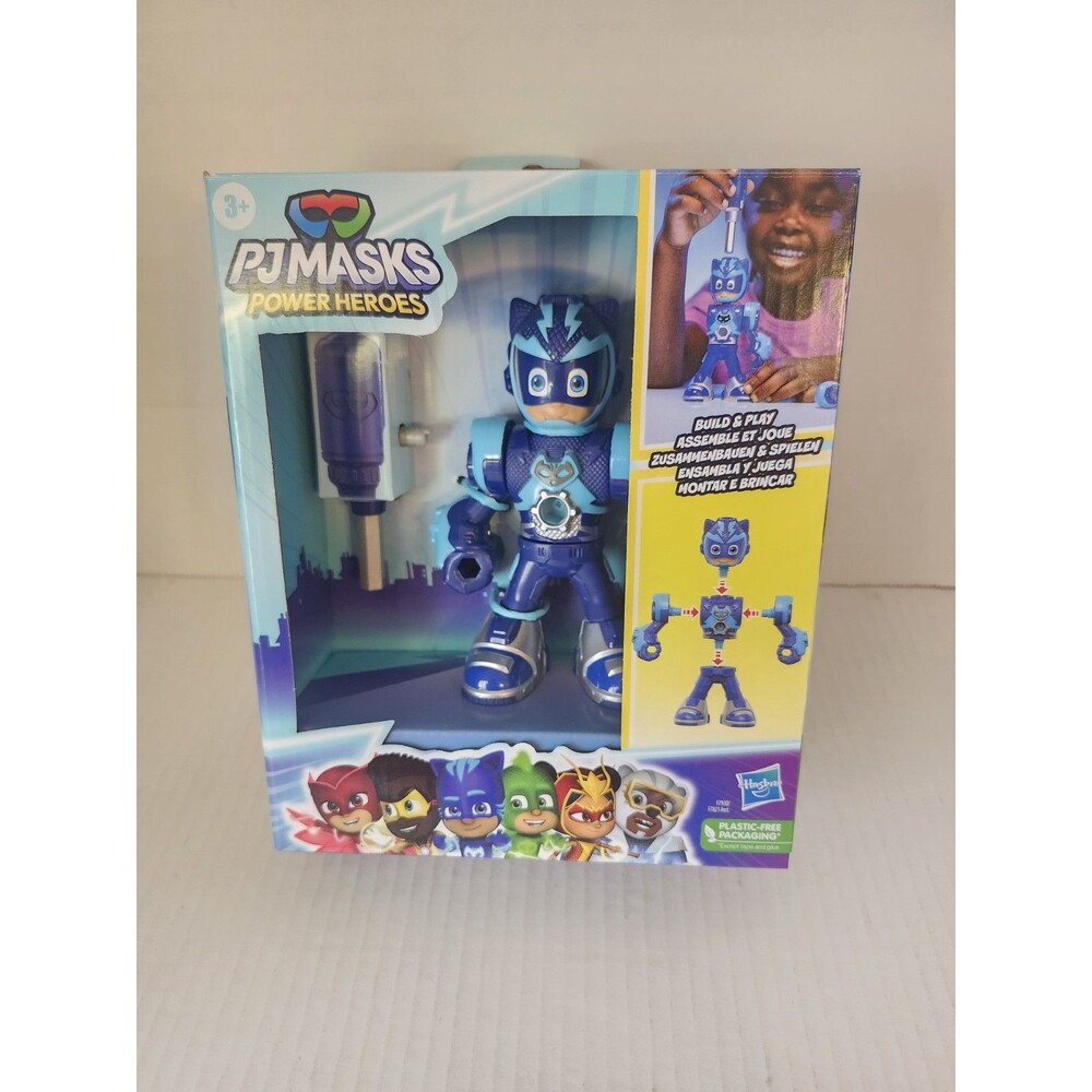 Hasbro PJ Masks Power Heroes Buildable Heroes, Catboy Action Figure Toy NIB